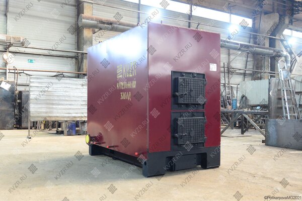 Котел 0.6 МВт угольно дровяной